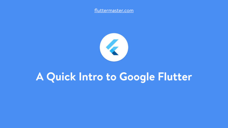 google flutter consultant