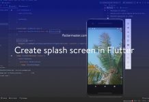 Create splash screen in Flutter