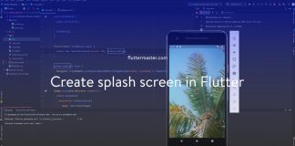 Create splash screen in Flutter