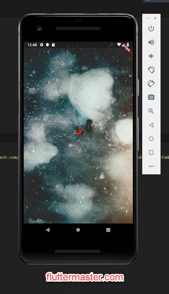 Fullscreen image in Flutter