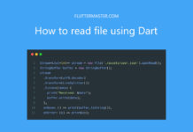 How to read file using Dart
