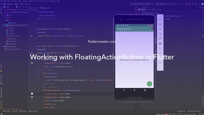 Working with FloatingActionButton in Flutter
